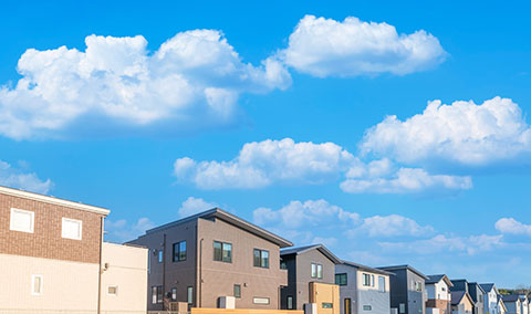 内原エリアの一戸建て住宅の外観